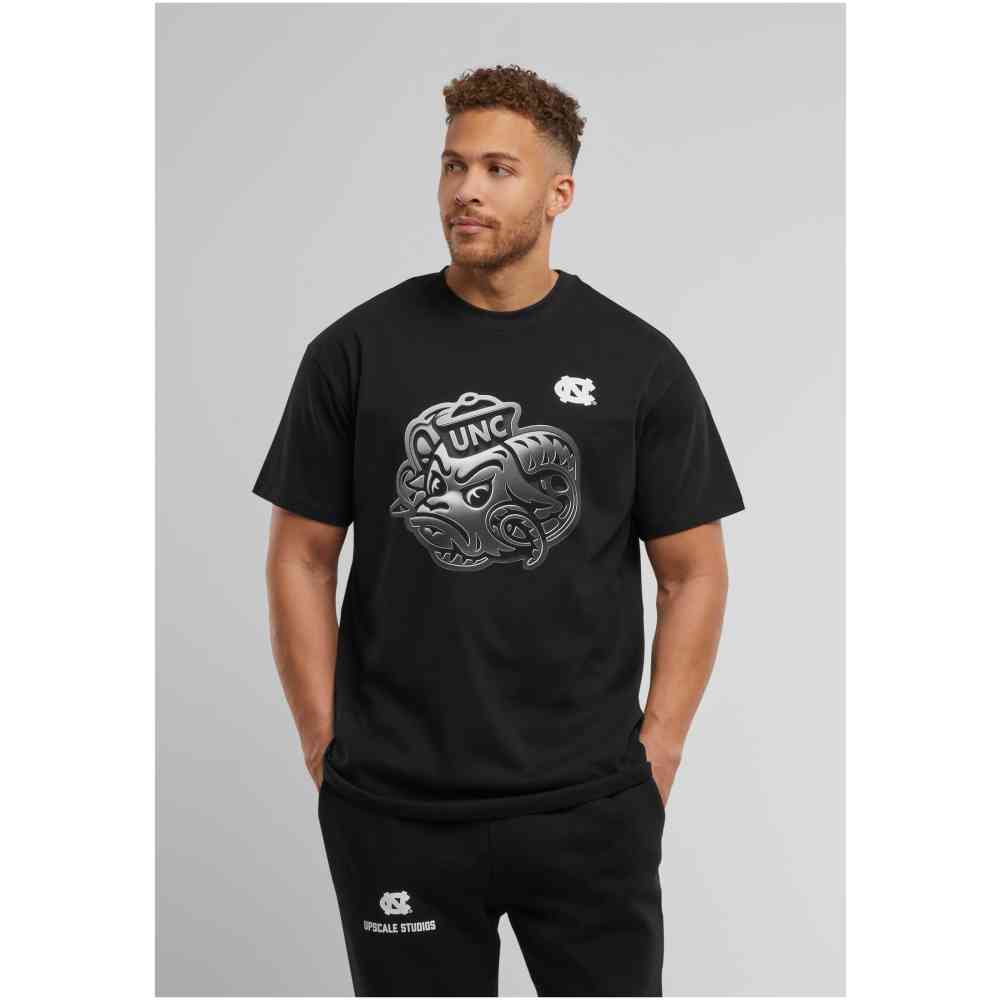 Mister Tee Upscale - North Carolina Chrome Logo Oversize Tshirt Homme - Noir